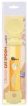 M-Pets 60567606 CREAMY CAT SPOON Sunshine Yellow