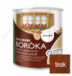POLI-FARBE Boróka teak 0, 75 l vizes bázisú lazúrfesték 1040201004 (1040201004)