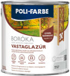 POLI-FARBE Boróka fehér 2, 5 l vizes bázisú lazúrfesték 4799 (4799)