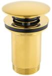 FDesign Ventil lavoar click-clack FDesign Kleome cu preaplin, auriu lucios (FD7-305-55)