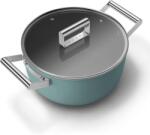 Smeg LÁBAS ÜVEG FEDŐVEL, 24 cm, smaragdzöld (CSF2412EGM)