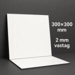 adrfelszereles. hu ADR Bárca hátlap vinyl matricákhoz, üres aluminium tábla, 300x300 mm