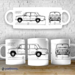 Time4Gift Lada autó paraméterek front bögre