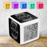 Time4Gift Black Panther head logó világító ébresztő óra