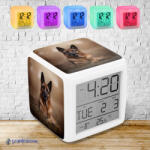 Time4Gift Németjuhász színváltós világító ébresztő óra