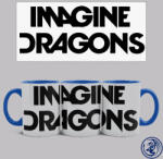 Time4Gift Imagine Dragons logó bögre (Kék)