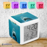 Time4Gift A cápa színváltós világító ébresztő óra