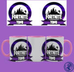 Time4Gift Fortnite logo bögre (Rózsaszín)