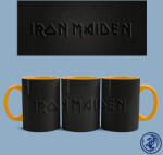 Time4Gift Iron Maiden Black logo bögre (Narancssárga)