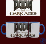 Time4Gift Doom - The Dark Ages logó bögre (Kék)