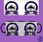 Time4Gift Fortnite logo bögre (Fekete)