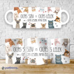 Time4Gift Cicás szív. . . bögre