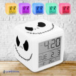 Time4Gift Karácsonyi lidércnyomás - Jack Face színváltós világító ébresztő óra