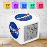 Time4Gift Nasa logó színváltós világító ébresztő óra