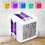 Time4Gift BTS Galaxy logó színváltós világító ébresztő óra