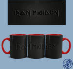 Time4Gift Iron Maiden Black logo bögre (Piros)