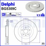 DELPHI Disc frana DELPHI BG5309C (BG5309C) - fixbox
