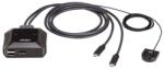 ATEN Cabluri cu 2 porturi USB-C 4K DisplayPort Aten, Negru (US3312)