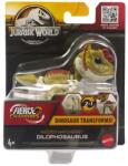 Mattel Figurina 2 in 1 Jurassic World Fierce Changers - Hidden Hatchers, Dilophosaurus Figurina