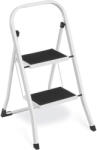 SONGMICS Összecsukható háztartási létra, két lépcsőfok, maximum 150kg (GSL12WT)