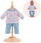 Corolle Set de hăinuță Blouse flower&pants Mon Grand Poupon Corolle pentru păpușa de jucărie de 36 cm de la 24 de luni (CO140610)