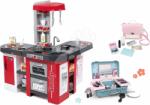 Smoby Set bucătărie și valiză cosmetică Tefal Studio XXL Smoby electronică cu bule magice și o geantă cu produse cosmetice (SM311025-24) Bucatarie copii