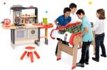Smoby Restaurant cu bucătărie electronică Chef Corner Restaurant Smoby și fotbal de masă din lemn, biliard, hokei și tenis (SM312303-45) Bucatarie copii