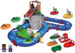 AquaPlay Set pistă de apă Adventure Land AquaPlay aventuri sub cascadă cu bărci cu pânză și nave (AQ1547-15)