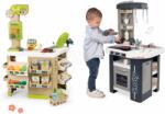 Smoby Set bucătărie și magazin Bio Tefal Studio Kitchen 360° Smoby electronică cu sunete realiste, cu dozator de cereale și scanner cu sunete și lumini (SM311056-2) Bucatarie copii