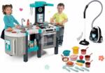 Smoby Set bucătărie Tefal French Touch Smoby cu sunet, aspirator electronic şi oale și vase 100% Chef (SM311206-27) Bucatarie copii