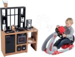 Smoby Set bucătărie modernă Loft Industrial și simulator V8 Driver Smoby cu sunete și lumini (SM312600-12) Bucatarie copii
