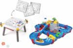Smoby Set masă creativă și pistă de apă Mountain Kid Creative Table Smoby cu peșteră tobogan și imagini de mari dimensiuni (SM420400-16)