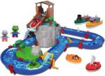AquaPlay Set pistă de apă Adventure Land AquaPlay aventuri sub cascadă și barcă cu motor cu nave și cu figurine cadou (AQ1547-9)