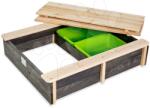 EXIT Toys Nisipar din cedru cu capac Aksent wooden sandpit Exit Toys 2 recipiente pentru apă volum 45 kg volumul recipientelor 16 litri/32 kg (ET52050105)