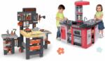 Smoby Set bucătărie și atelier de lucru cu trei părți Tefal Studio XXL Smoby electronică cu bule magice (SM311025-19) Bucatarie copii