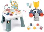 Smoby Set măsuță didactică Activity Table Little Smoby Aquapark pentru cadă Hroch și cu moară de apă pentru baie Hipopotam (SM140303-2)