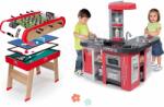 Smoby Set bucătărie și fotbal de masă Tefal Studio XXL Smoby electronică cu bule magice, biliard, hochei și tenis (SM311025-43) Bucatarie copii