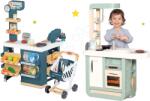 Smoby Set bucătărie de jucărie Cherry Kitchen cu sunete Smoby și magazin Supermarket cu casă de marcat electronică (SM310909-2) Bucatarie copii