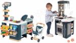 Smoby Set bucătărie și magazin Tefal Studio Kitchen 360° Smoby electronică cu sunete realiste, cu frigider și scanner cu sunete și lumini (SM311056-1) Bucatarie copii
