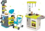 Smoby Set bucătări electronică Cherry Smoby cu sunet și magazin cu sunete, casă de marcat şi alimente (SM310908-6) Bucatarie copii