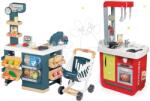 Smoby Set bucătărie Cherry Special Smoby cu sunet şi magazin Supermarket cu cântar şi cu casă de marcat (SM310810-13) Bucatarie copii