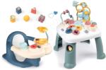 Smoby Set măsuță didactică Activity Table Little + scaunel pentru cadă Smoby și accesorii cu ventuze și jucării de apă (SM140303-4)