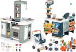 Smoby Set bucătărie electronică cu bule magice Tefal Studio Kitchen XL Bubble 360° și magazin Maxi Market Smoby cu scaner electronic și alimente (SM311053-10) Bucatarie copii