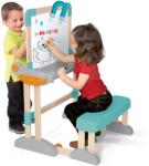 Smoby Bancă pentru scris și desenat Modulo Space Desk Smoby magnetică/pentru cretă cu două fețe pliabilă și 80 accesorii (SM420301)