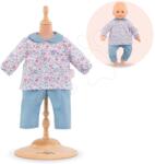 Corolle Set de hăinuță Blouse flower&pants Mon Grand Poupon Corolle pentru păpușa de jucărie de 42 cm de la 24 de luni (CO160060)