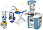 Smoby Set bucătărie cu echipament tehnic Tech Edition Smoby electronică cu set de curățenie (SM311049-14) Bucatarie copii