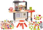 Smoby Set restaurant cu bucătărie electronică Chef Corner Restaurant Smoby cu alimente 75 buc și aparat de vafe cu vase 70 buc (SM312303-26) Bucatarie copii