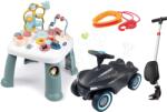 Smoby Set masă didactică Activity Table Little și premergător/odrážadlo cu sunete Smoby cu bară de ghidare și suport cu frânghie de tractare (SM140303-14)
