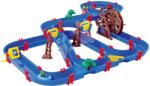 AquaPlay Pistă de apă Mega Water Wheel AquaPlay etajată cu o moară de apă și un tobogan cu bărci, figurine și accesorii (AQ1538)