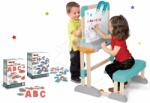 Smoby Set bancă şcolară din lemn Modulo Space pliabilă magnetică Smoby cu cretă şi litere magnetice, cifre și semne (SM420301-5)